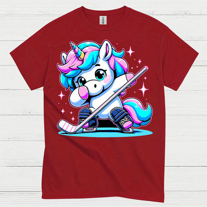 Cute Unicorn Hockey T-Shirt