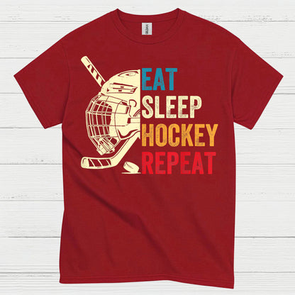 Eat Sleep Hockey Repeat T-Shirt