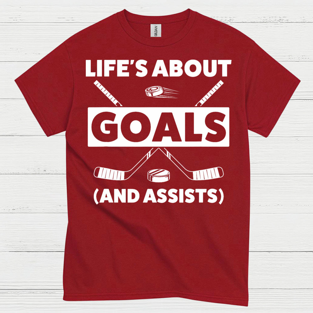 Goals And Assists Hockey T-Shirt