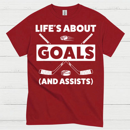 Goals And Assists Hockey T-Shirt