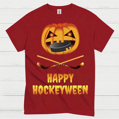 Happy Hockeyween Halloween Hockey T-Shirt