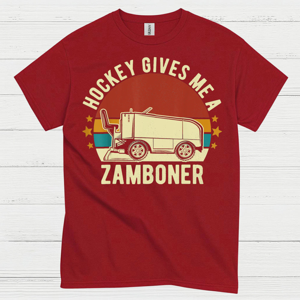 Hockey Gives Me A Zamboner Funny Hockey T-Shirt