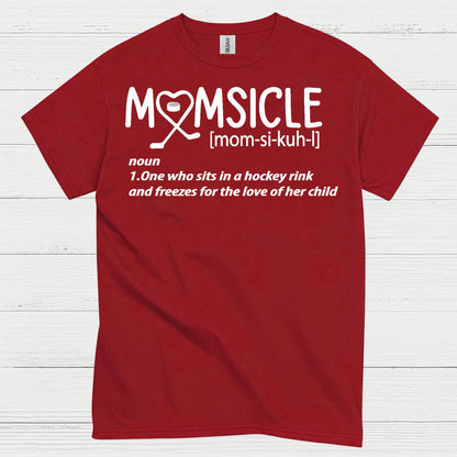 Momsicle Hockey Mom Definition T Shirt