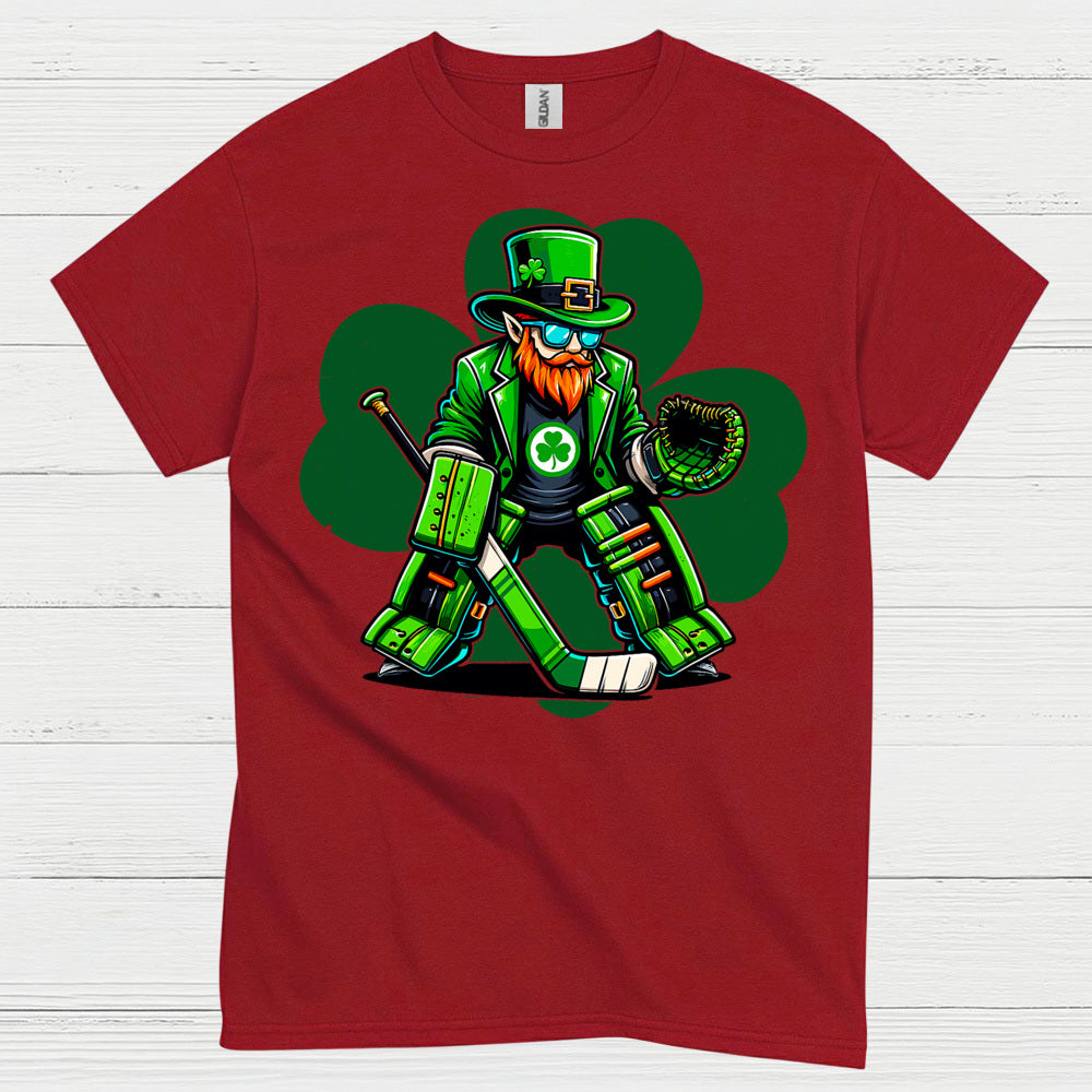 St Patricks Day Hockey Goalie T Shirt