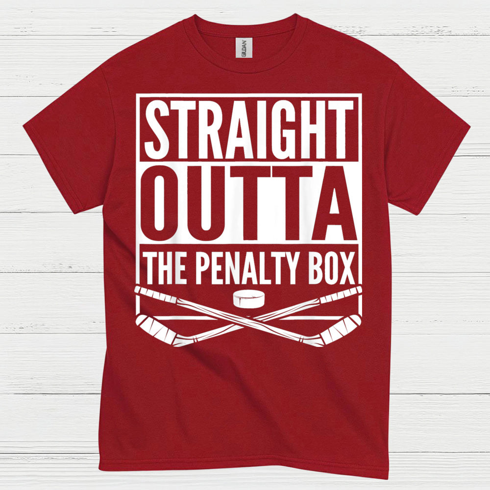 Straight Outta The Penalty Box Hockey T-Shirt