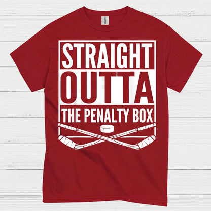 Straight Outta The Penalty Box Hockey T-Shirt