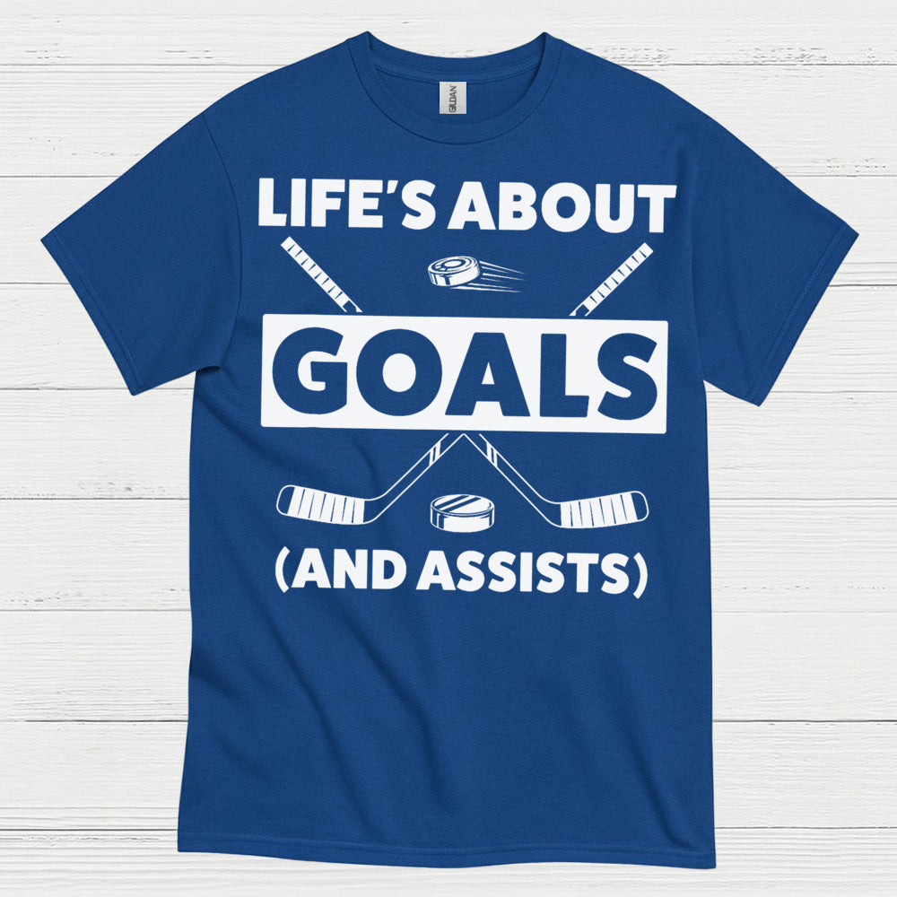 Goals And Assists Hockey T-Shirt
