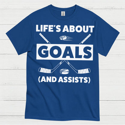 Goals And Assists Hockey T-Shirt