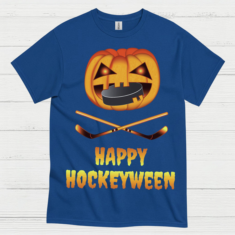 Happy Hockeyween Halloween Hockey T-Shirt