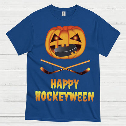 Happy Hockeyween Halloween Hockey T-Shirt