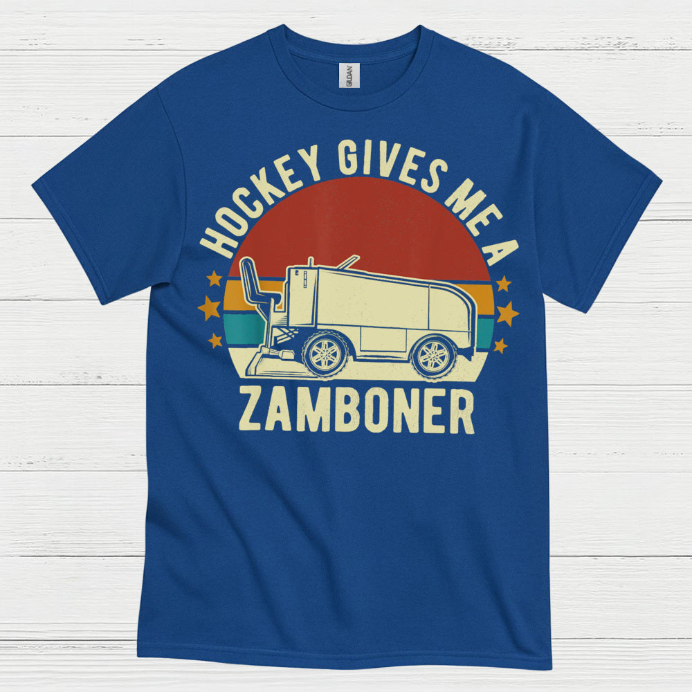 Hockey Gives Me A Zamboner Funny Hockey T-Shirt