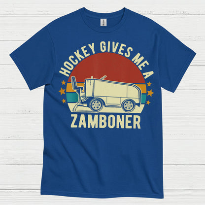 Hockey Gives Me A Zamboner Funny Hockey T-Shirt