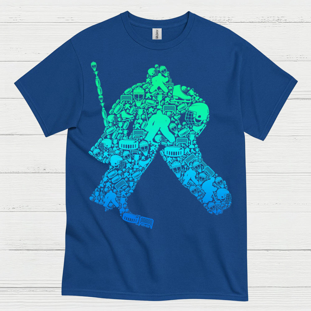 Hockey Goalie Silhouette T-Shirt