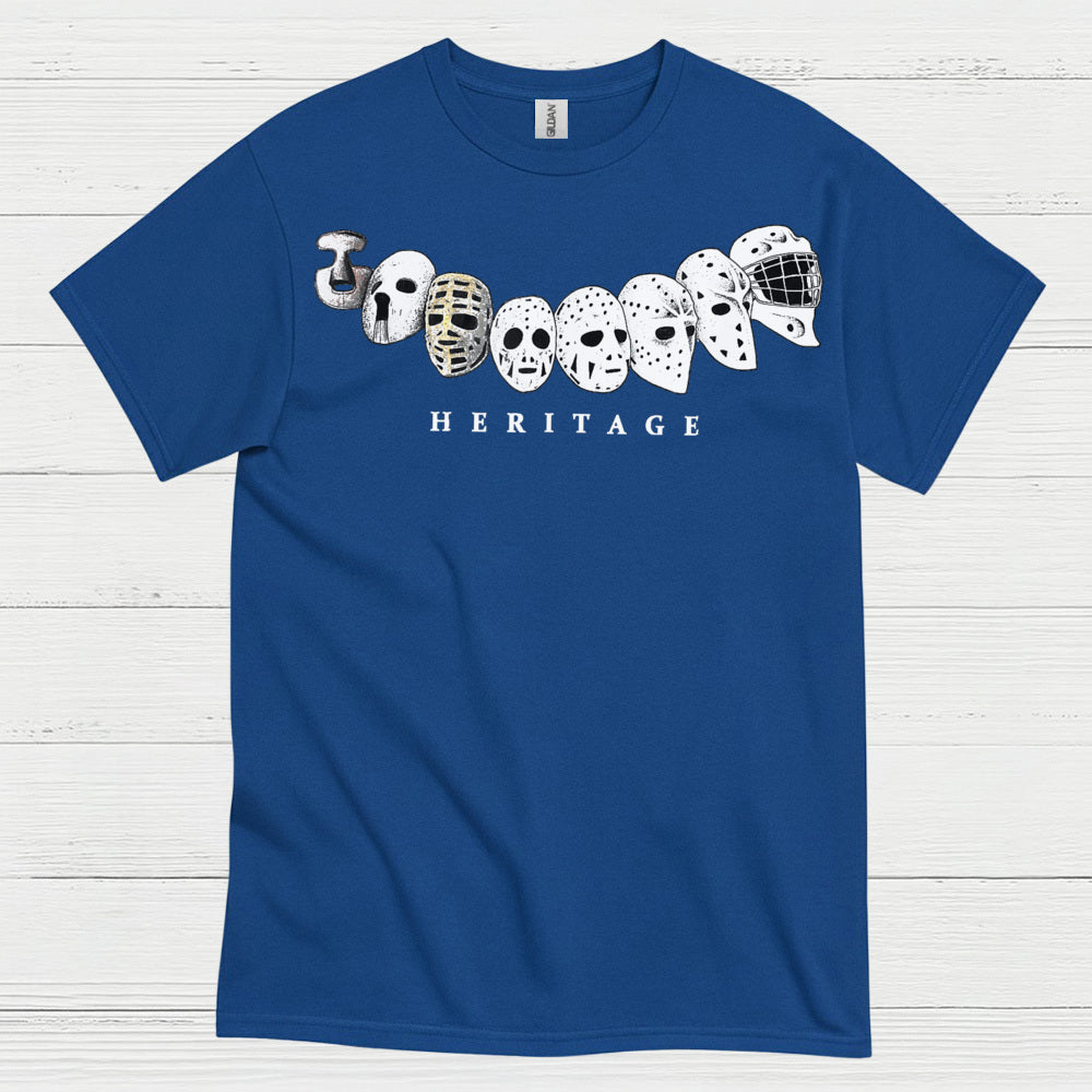 Hockey Heritage Goalie Mask Evolution T Shirt