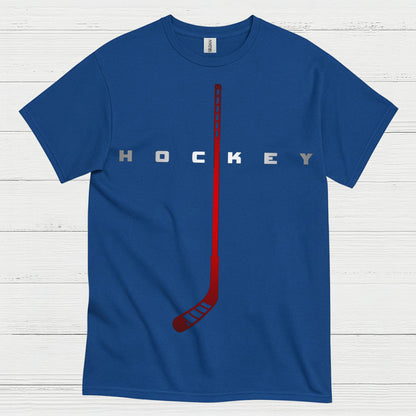 Minimalist Hockey Stick Graphic T-Shirt