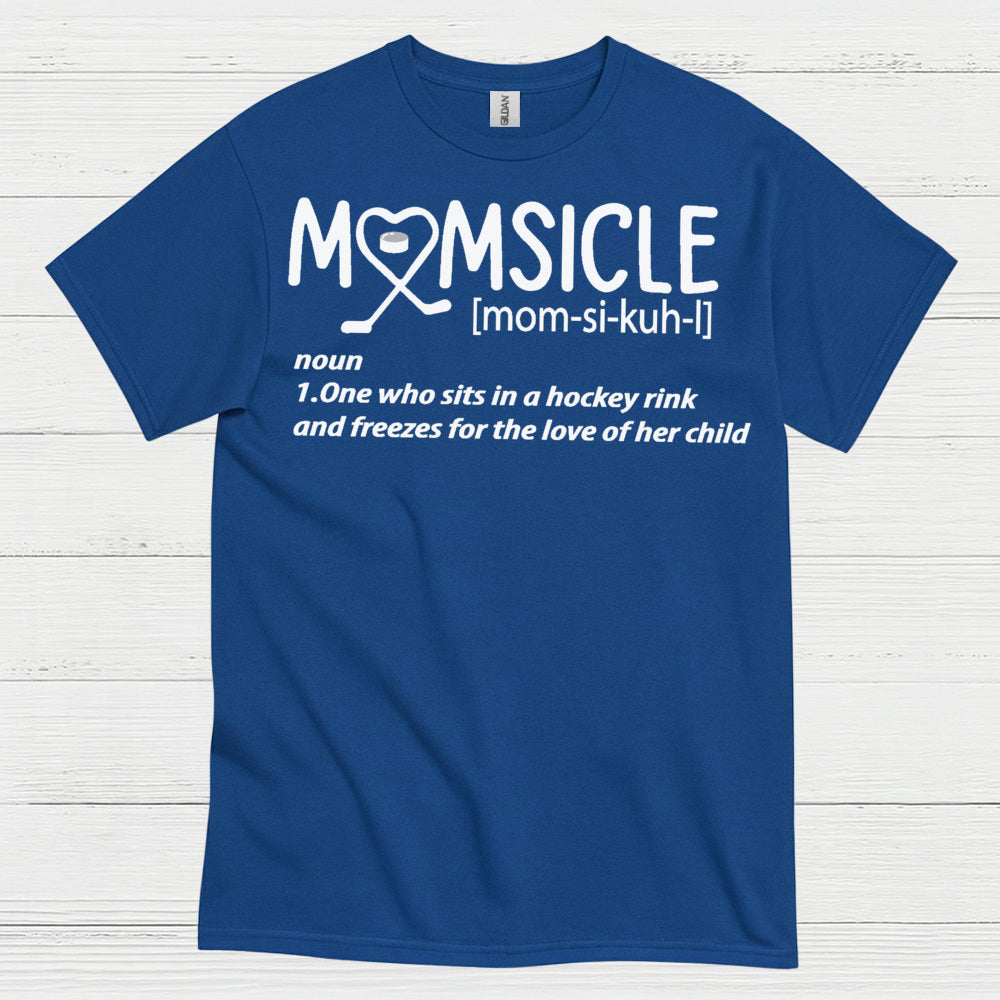 Momsicle Hockey Mom Definition T Shirt