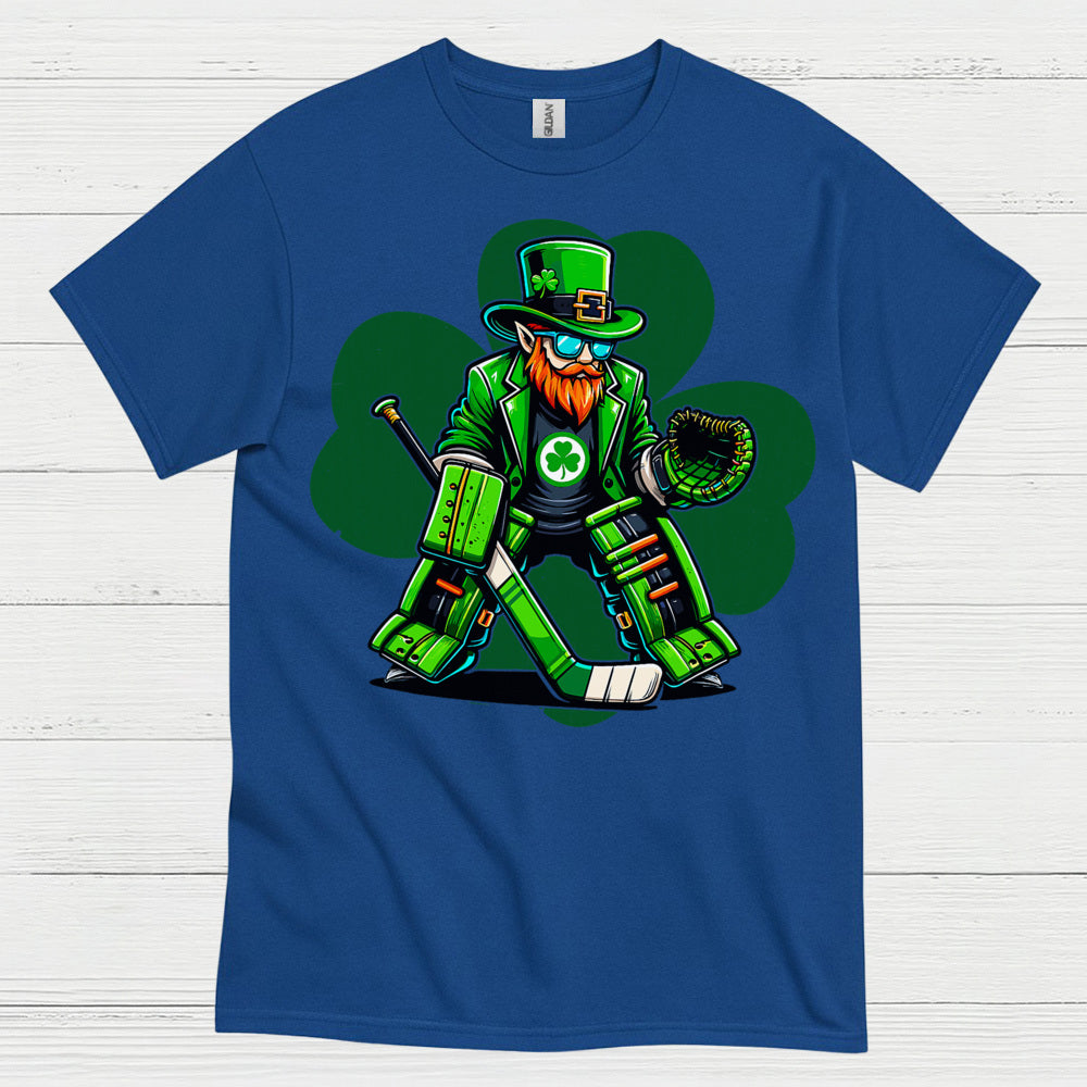 St Patricks Day Hockey Goalie T Shirt