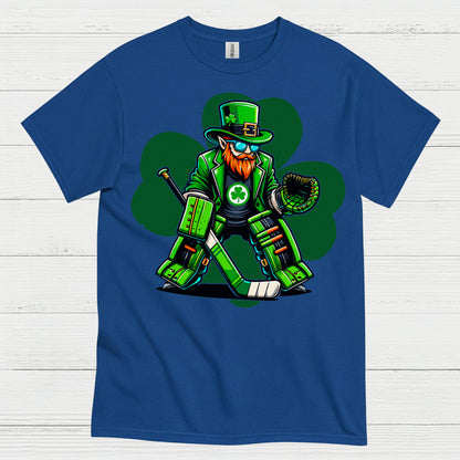 St Patricks Day Hockey Goalie T Shirt