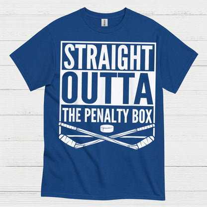 Straight Outta The Penalty Box Hockey T-Shirt