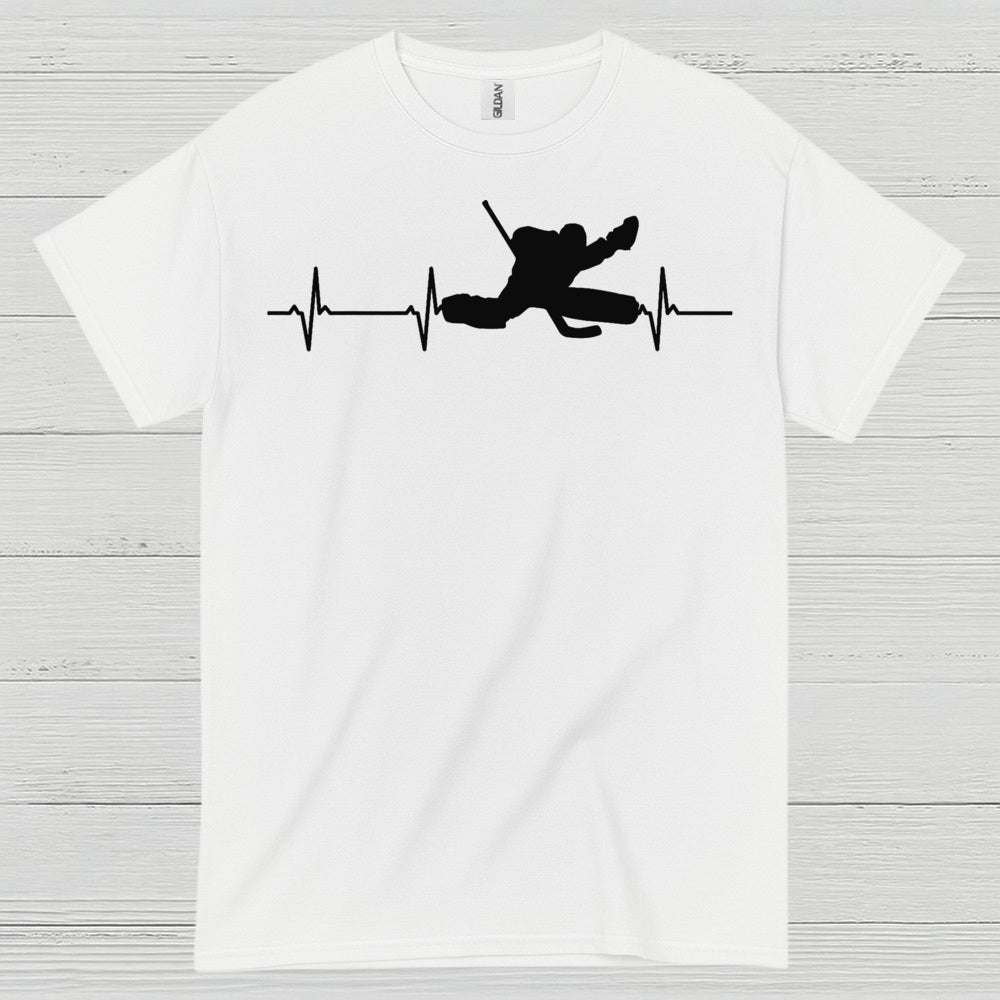 Hockey Heartbeat Player Silhouette T Shirt