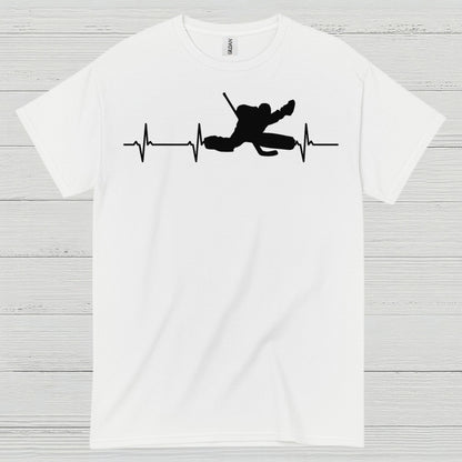 Hockey Heartbeat Player Silhouette T Shirt