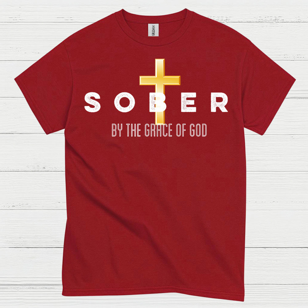 Sober By The Grace Of God T Shirt