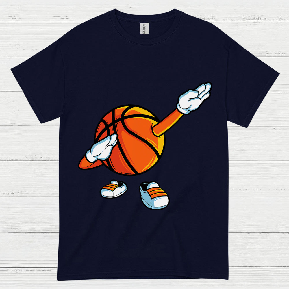 Dabbing Basketball Cartoon T Shirt