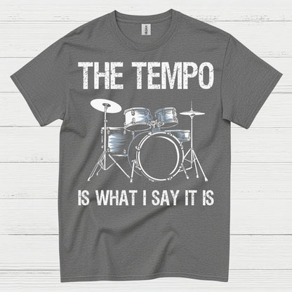 Tempo Boss Drummer T Shirt