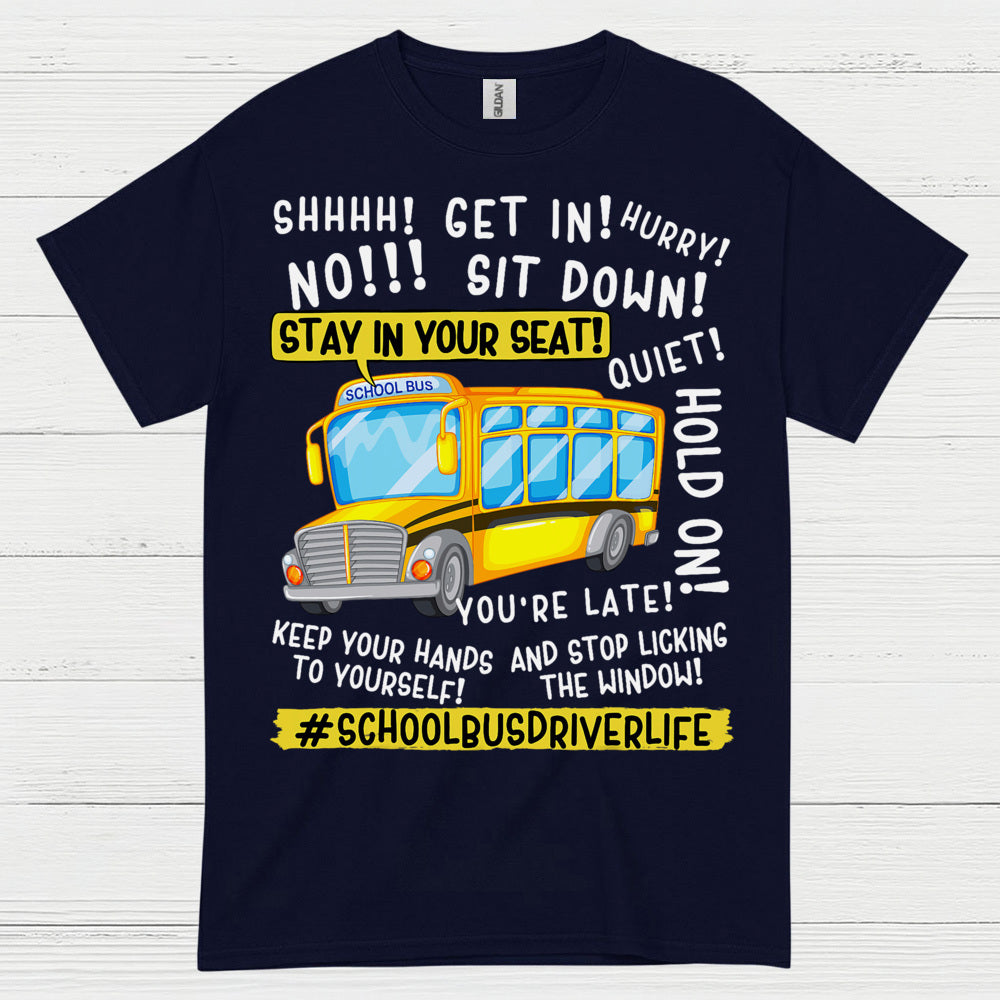 Get On the Bus Teacher T Shirt