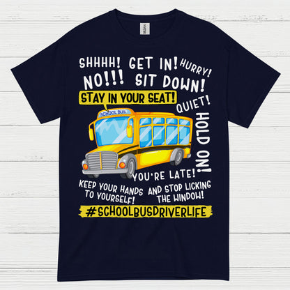 Get On the Bus Teacher T Shirt