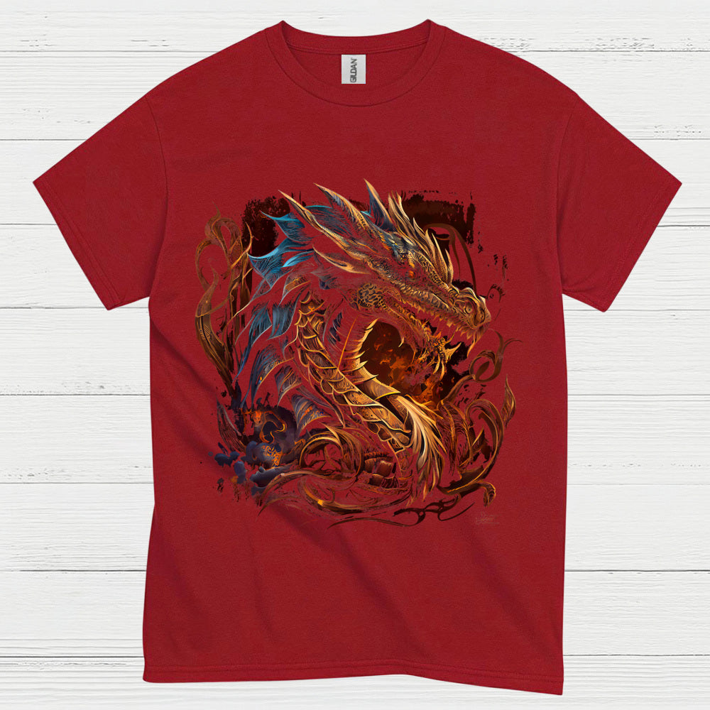 Fire and Fury Dragon T Shirt