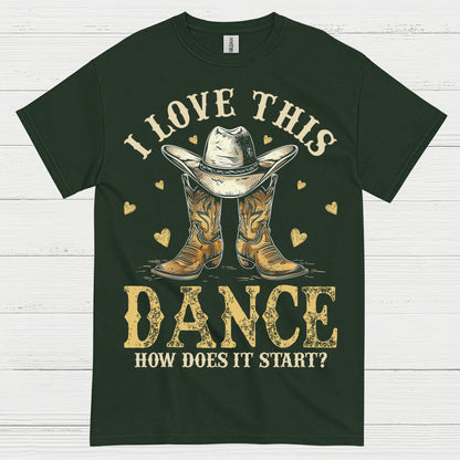 Love This Dance Country Style T Shirt