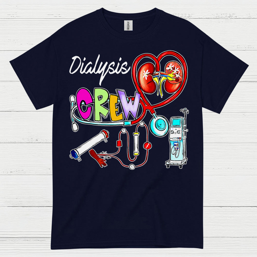 Dialysis Crew Support Awareness T Shirt