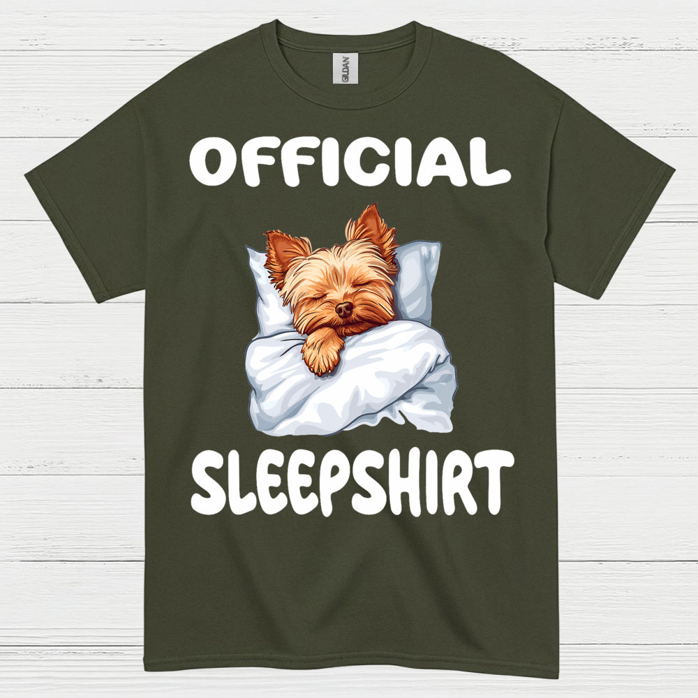 Official Sleep Shirt Funny Dog T Shirt