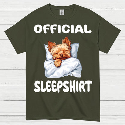 Official Sleep Shirt Funny Dog T Shirt