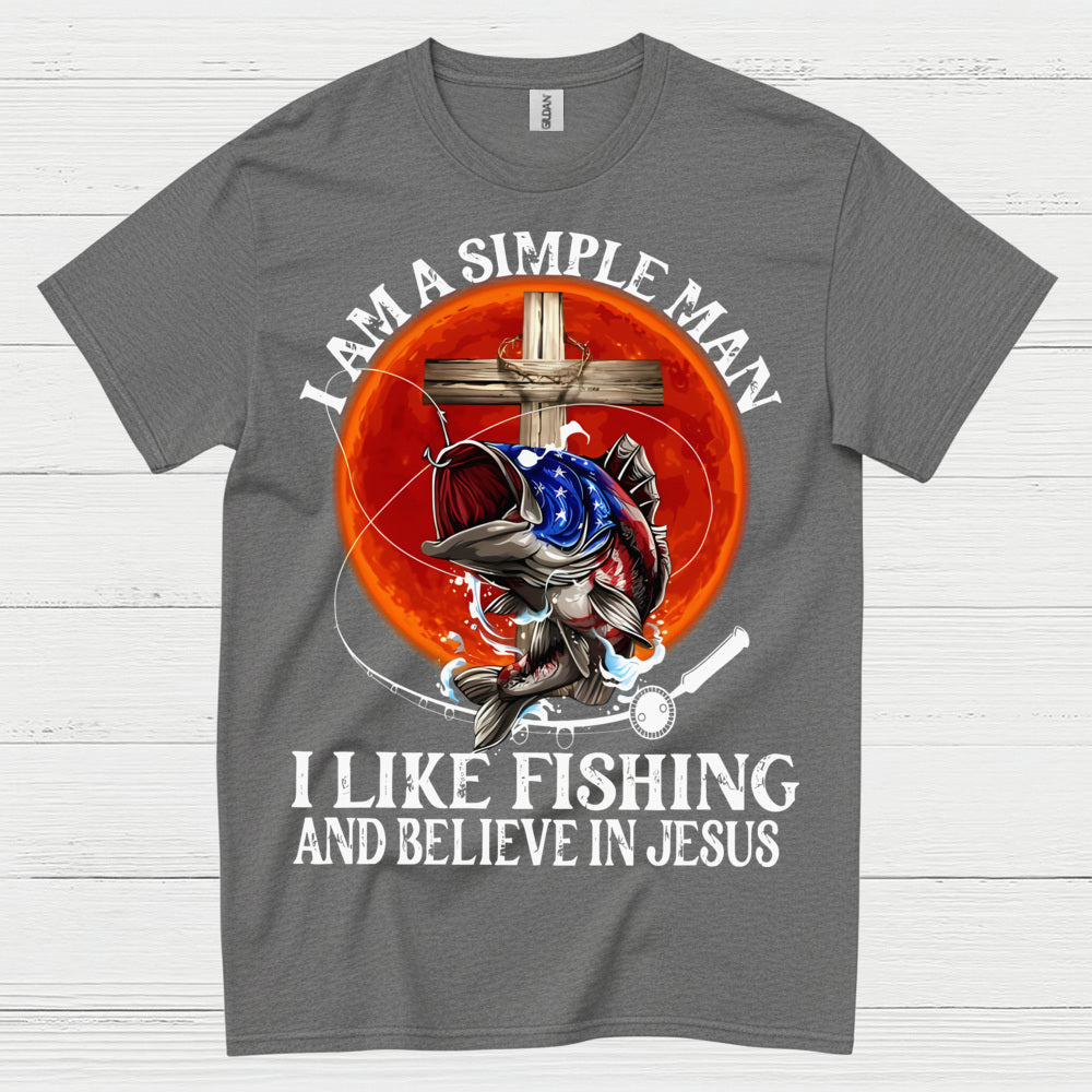 I Like Fishing And Believe In Jesus T Shirt