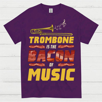 Trombone Bacon Music T Shirt