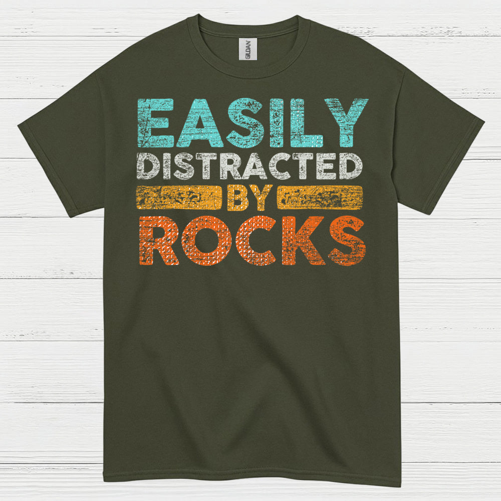 Easily Distracted Rock Lover T Shirt