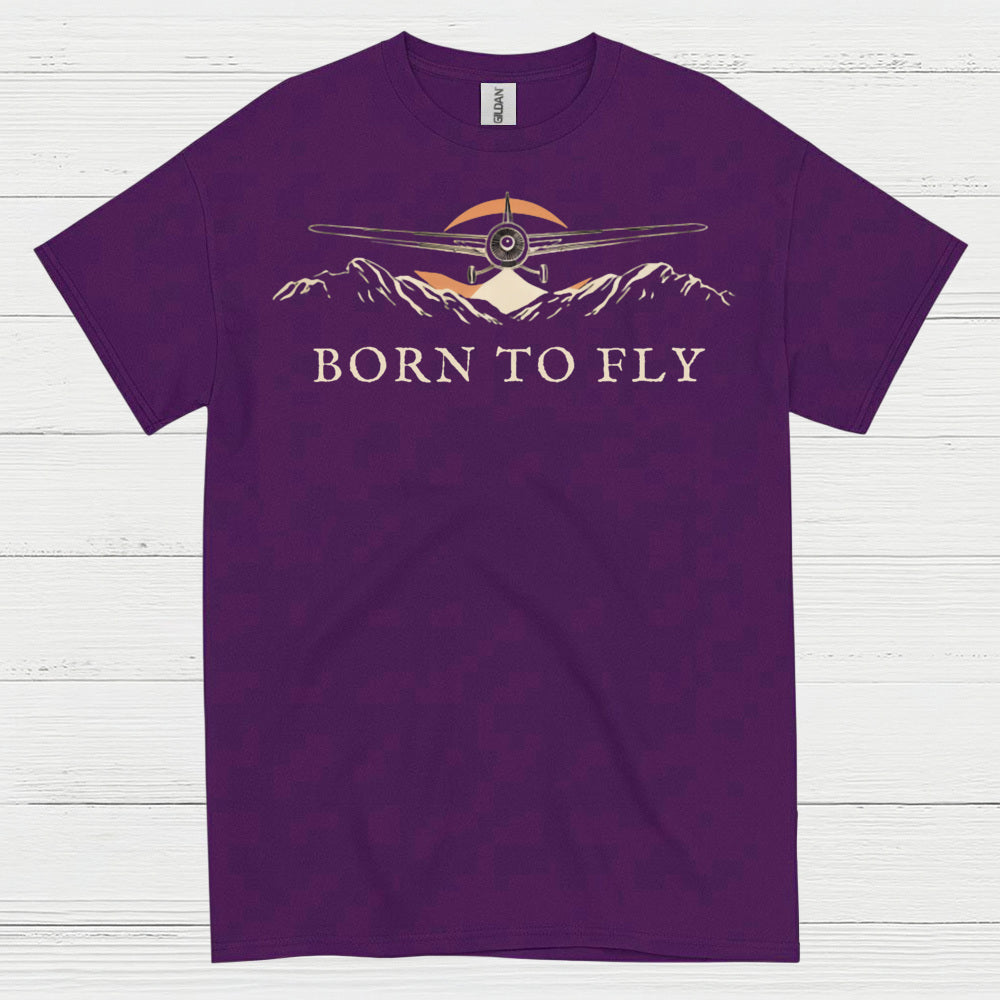 Born To Fly Airplane T Shirt