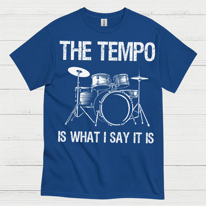 Tempo Boss Drummer T Shirt