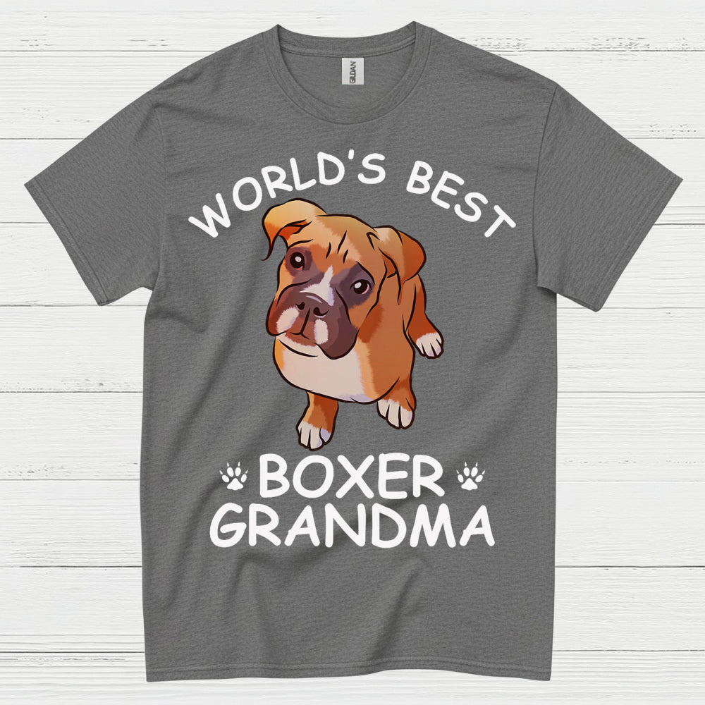 Worlds Best Boxer Grandma T Shirt