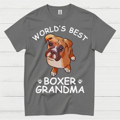Worlds Best Boxer Grandma T Shirt