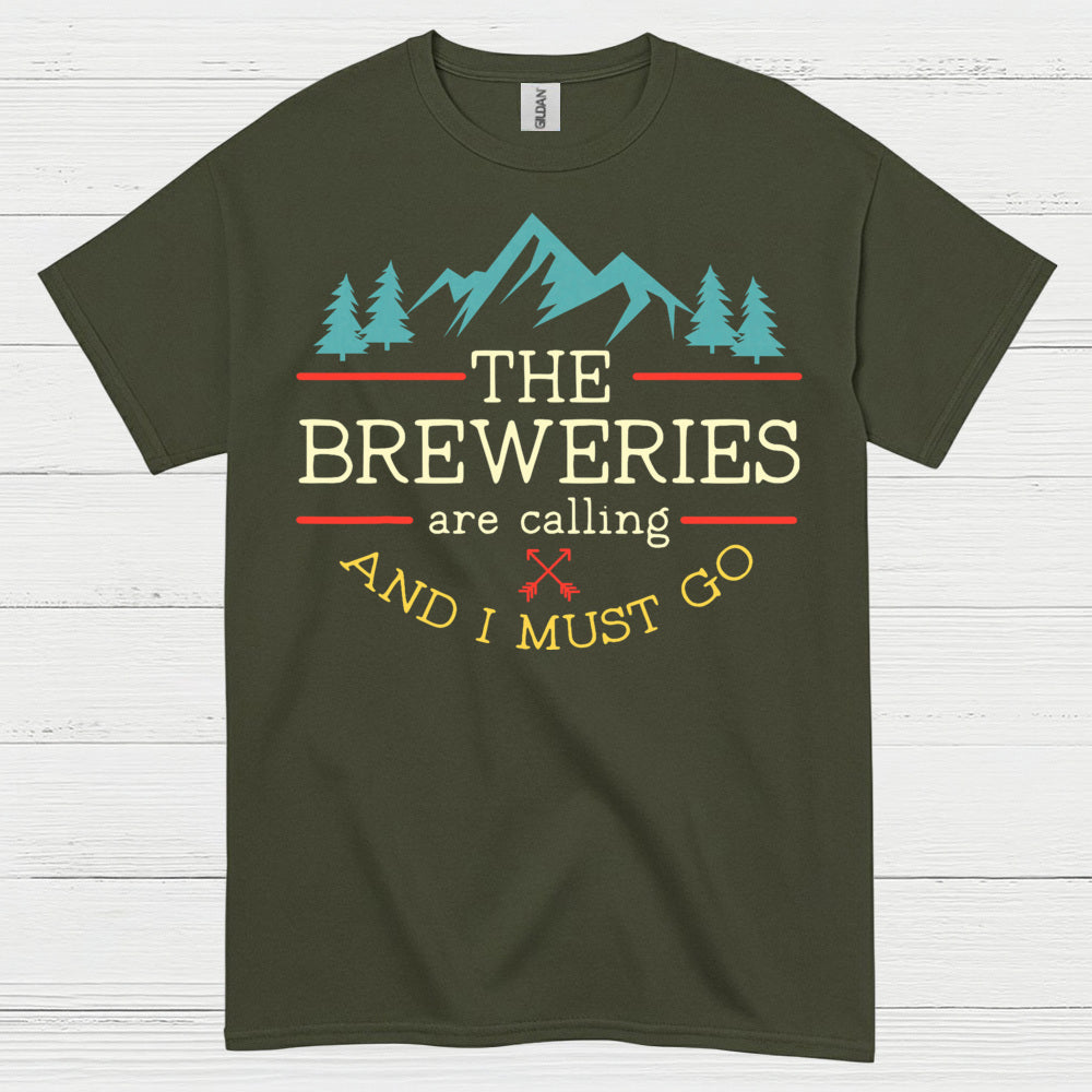 Brewery Adventures Are Calling T Shirt