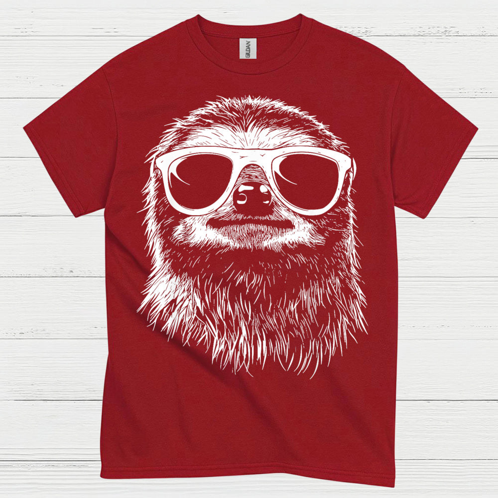 Cool Sunglasses Sloth Graphic T Shirt