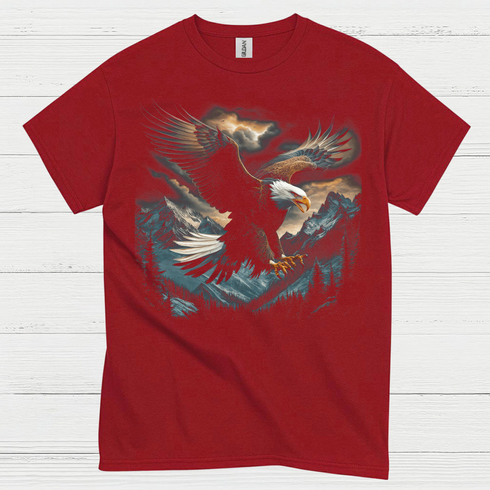 American Bald Eagle Freedom Pride Wilderness T Shirt