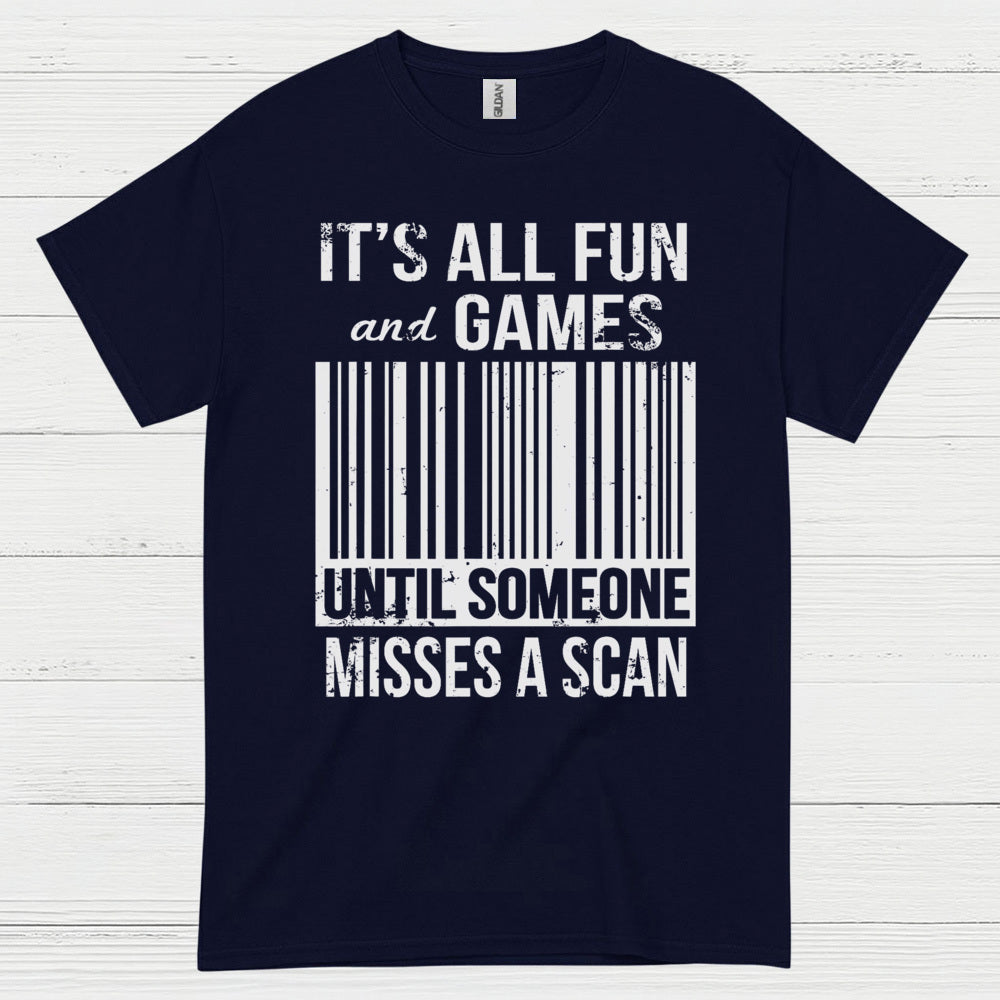 Misses A Scan Postal Worker T Shirt