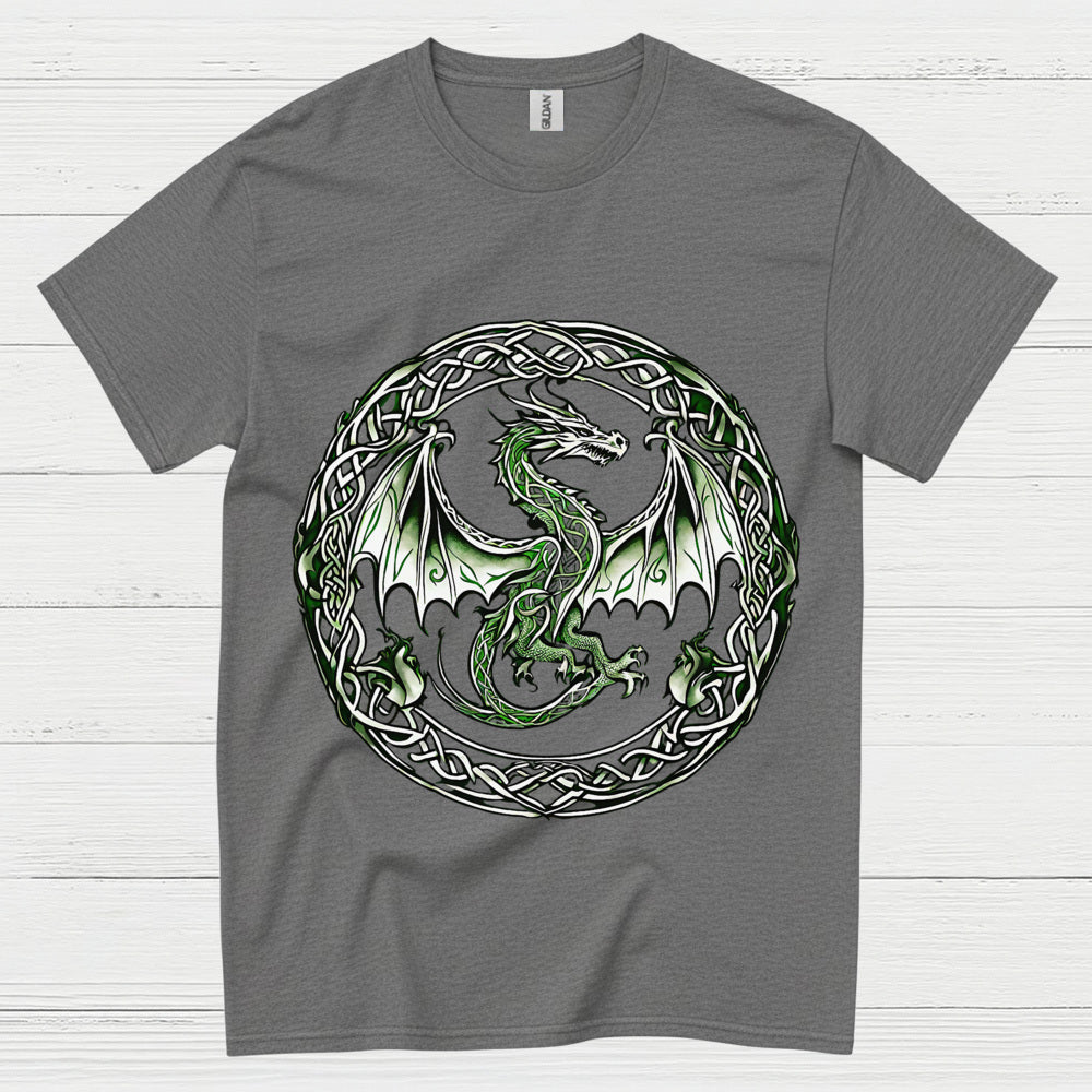 Celtic Green Dragon T Shirt