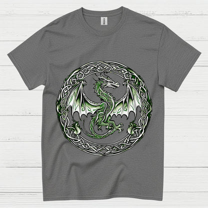Celtic Green Dragon T Shirt