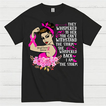 Breast Cancer Warrior Strong Woman T Shirt