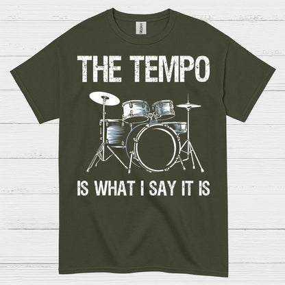Tempo Boss Drummer T Shirt